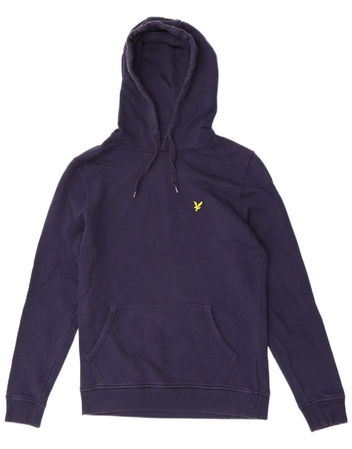 Lyle & Scott Ανδρικά φούτερ με κουκούλα, βαμβακερό μπλε ναυτικό