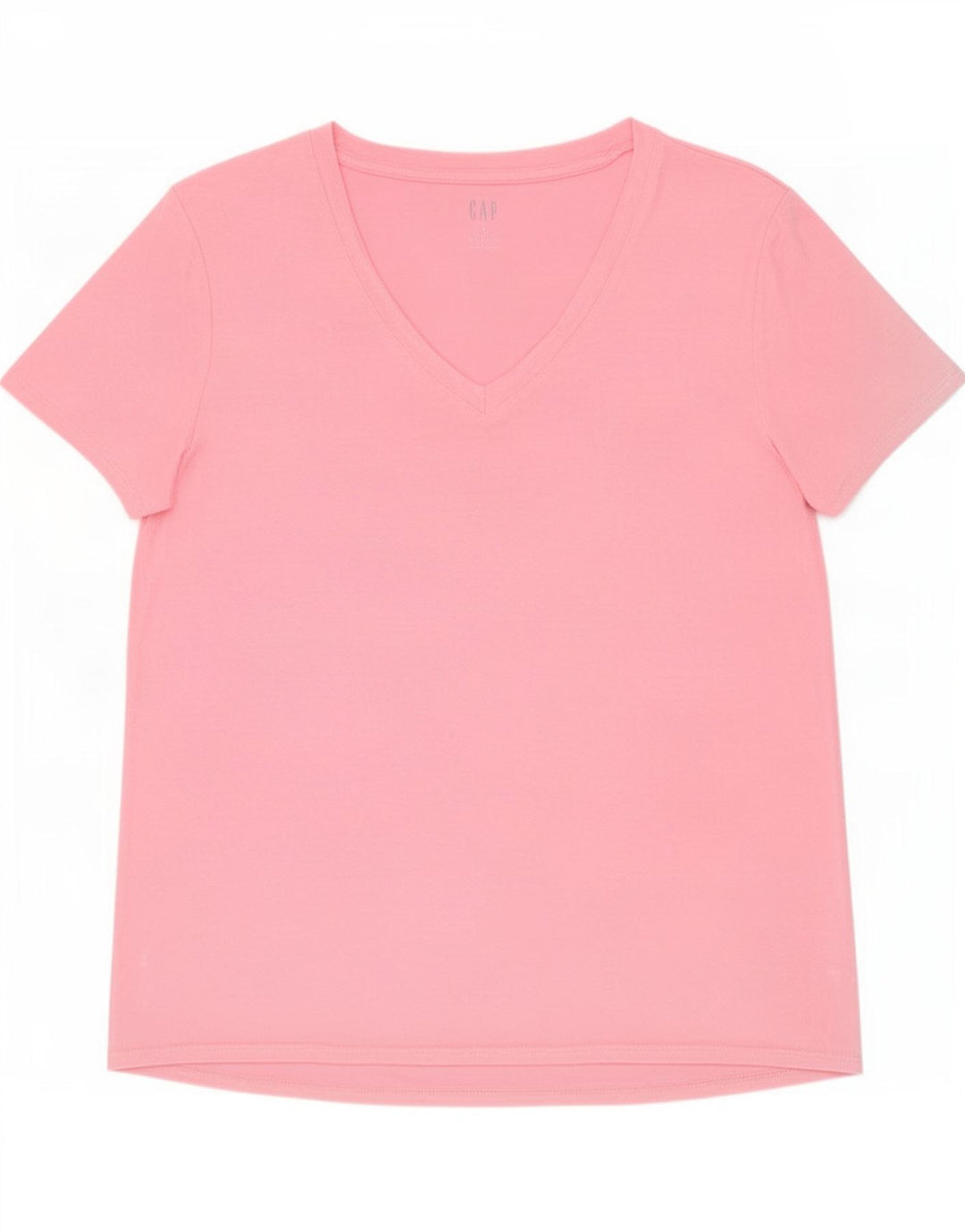 Gap Γυναικείο T-Shirt Top UK 10 Small Pink Rayon