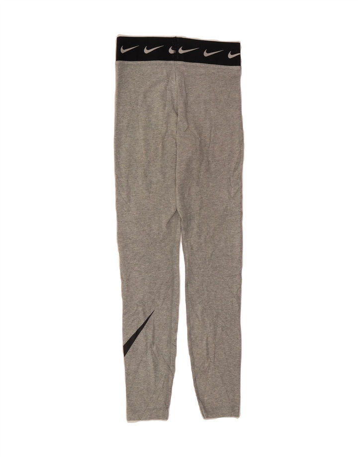 NIKE Womens Graphic Leggings UK 8 Small  Grey Cotton Vintage Nike and Second-Hand Nike from Messina Hembry 