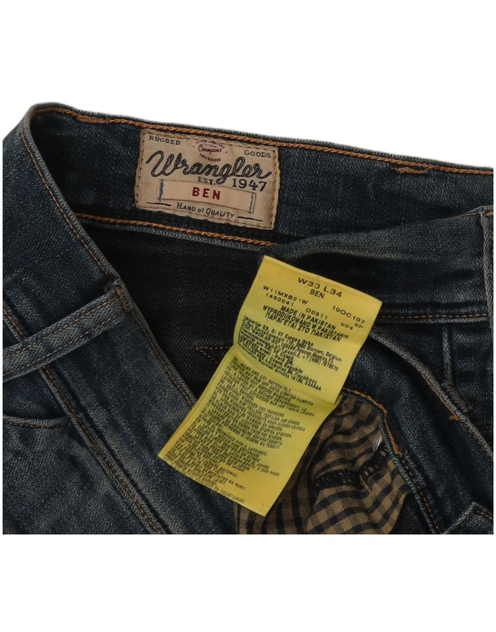 Ανδρικό τζιν Wrangler Ben Slim W38 L34 Μπλε βαμβακερό