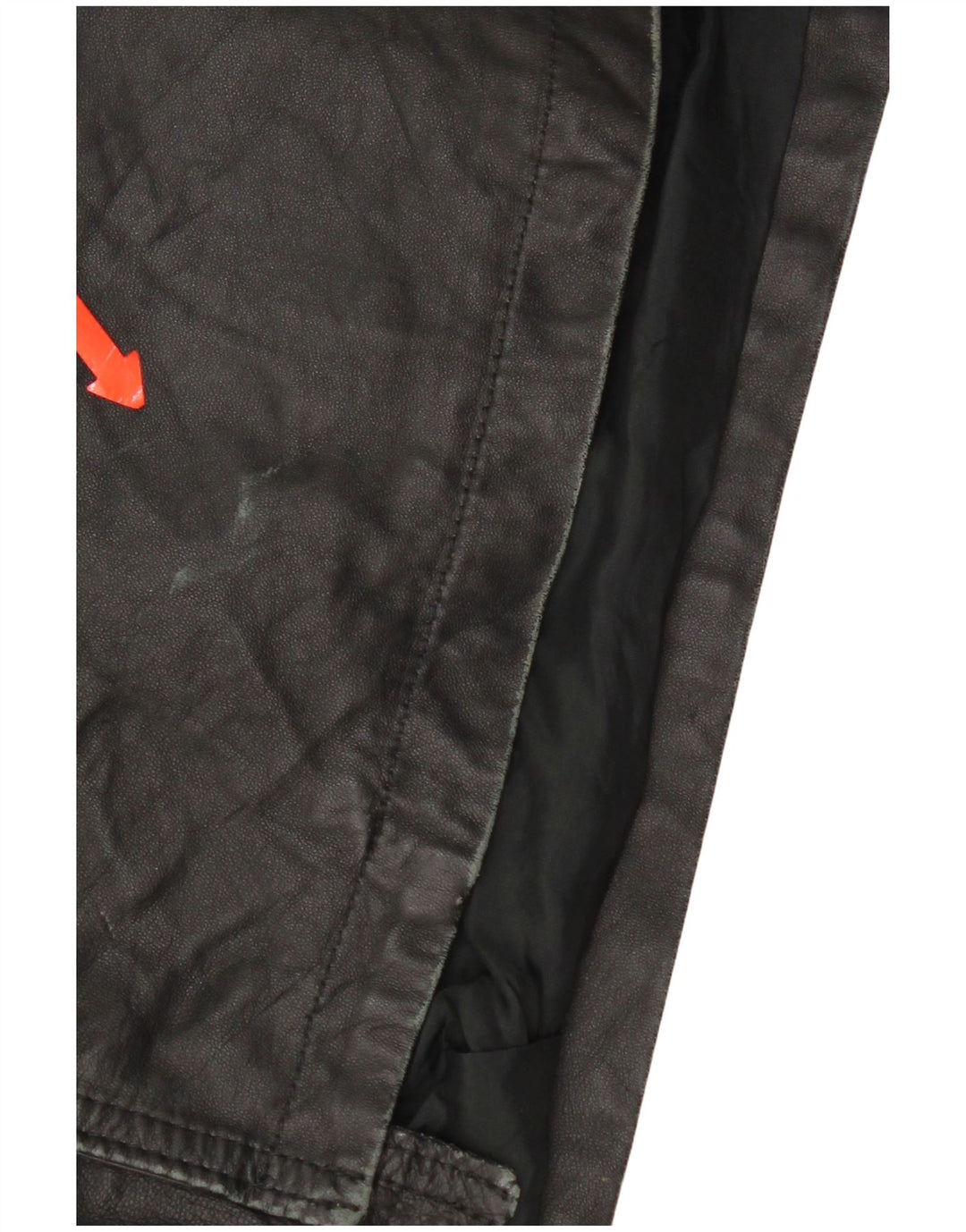 Bizzarro Ανδρικό τζάκετ Blazer 3 κουμπιών IT 54 2XL Μαύρο Δερμάτινο