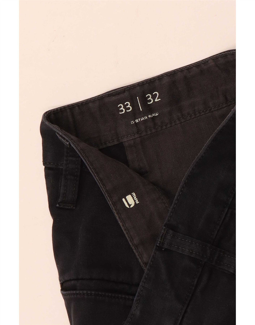 Ανδρικό παντελόνι Chino G-Star Slim W33 L32 Μαύρο