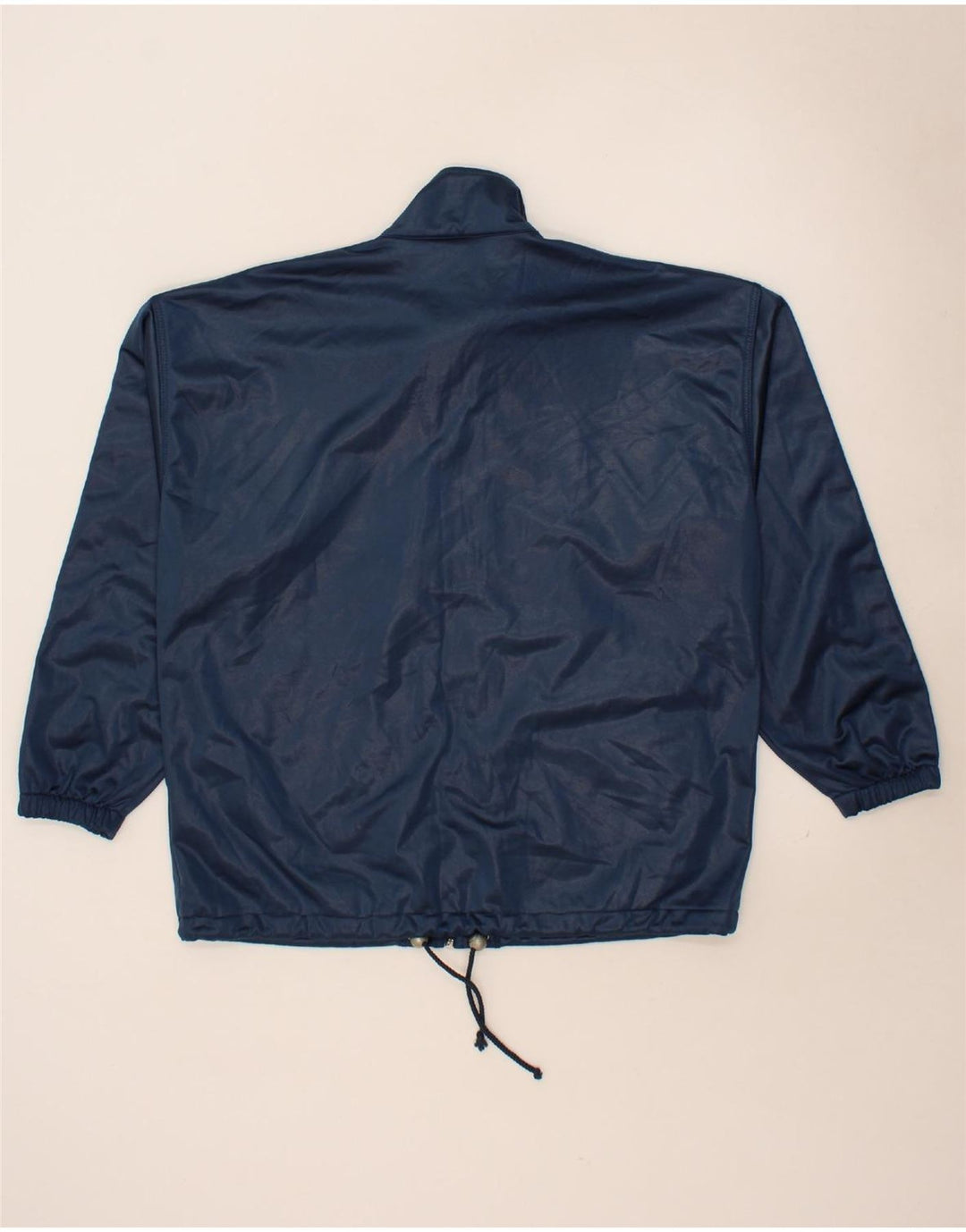 DIADORA Womens Oversized Tracksuit Top Jacket UK 14 Large Navy Blue Vintage Diadora and Second-Hand Diadora from Messina Hembry 