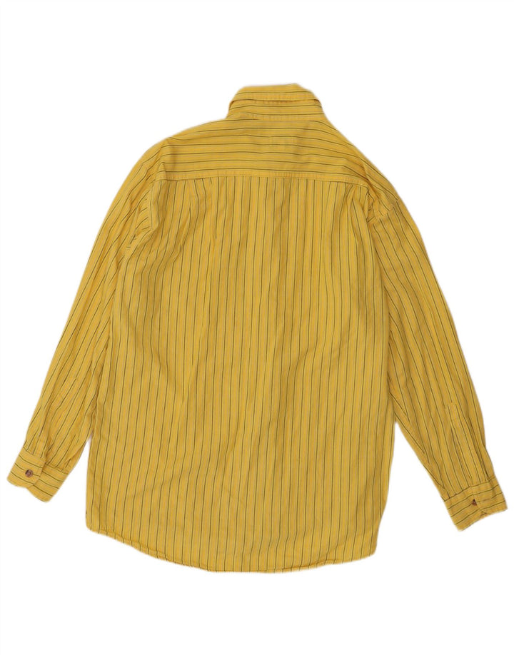 Ανδρικό πουκάμισο Levi's Μικρό κίτρινο βαμβακερό ριγέ