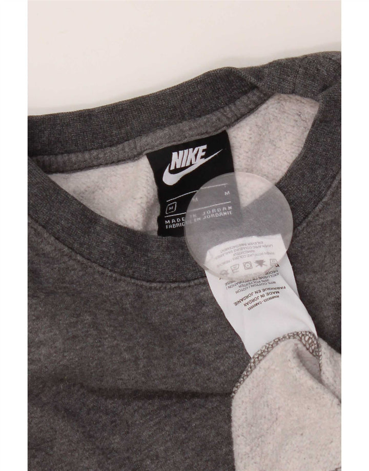 Γυναικείο φούτερ μεγάλου μεγέθους Nike Jumper UK 14 Μεσαίο γκρι βαμβακερό