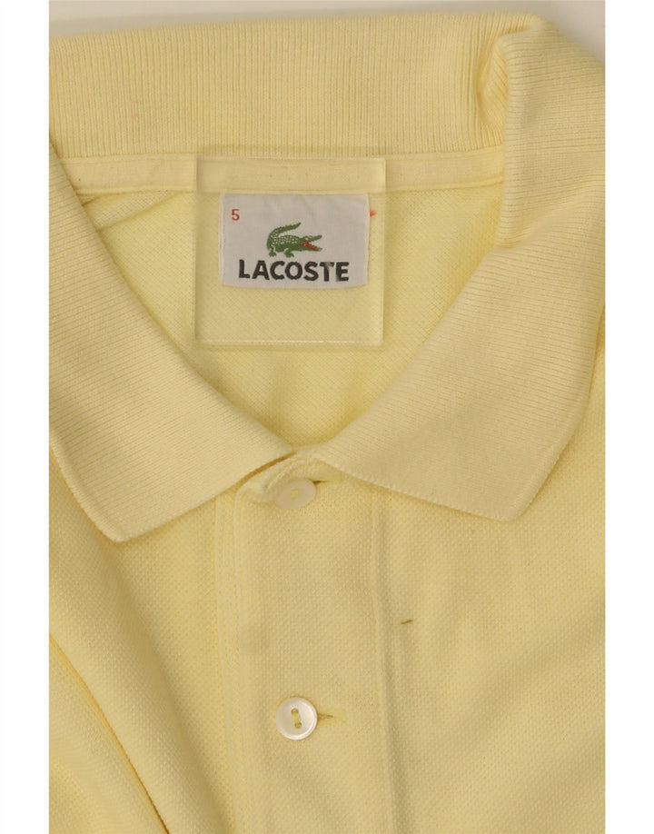 Ανδρικό πουκάμισο πόλο Lacoste, μέγεθος 5, μεγάλο κίτρινο