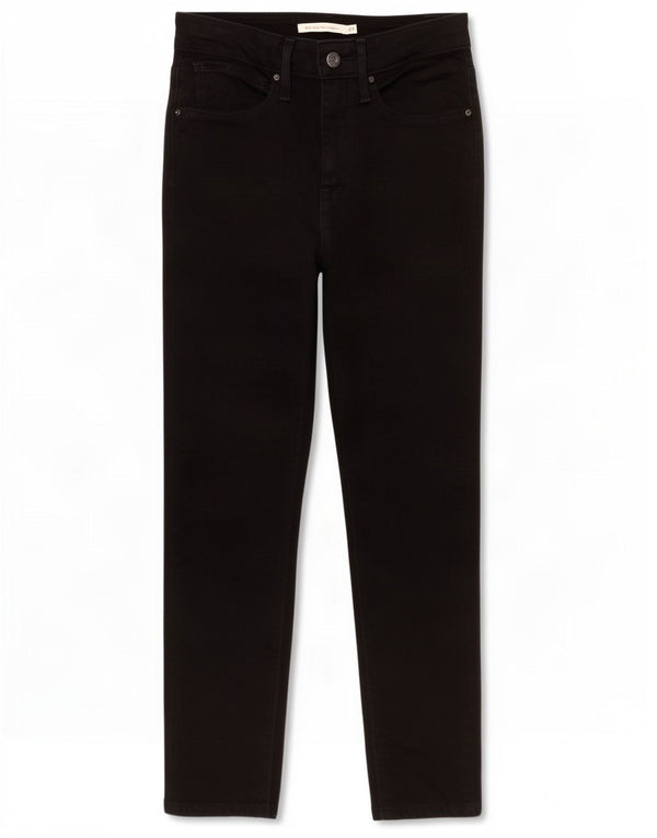 Levi's Womens 721 High Rise Skinny Cropped Jeans W27 L24 Μαύρο βαμβακερό