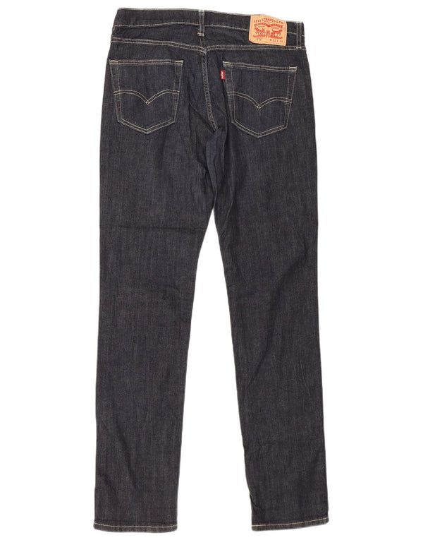 Levi's Mens 511 Slim Jeans W33 L34 Navy Blue Cotton