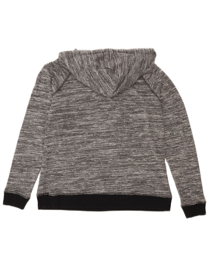 Γυναικείο Animal Hoodie Jumper UK 10 Small Grey Flecked Polyester