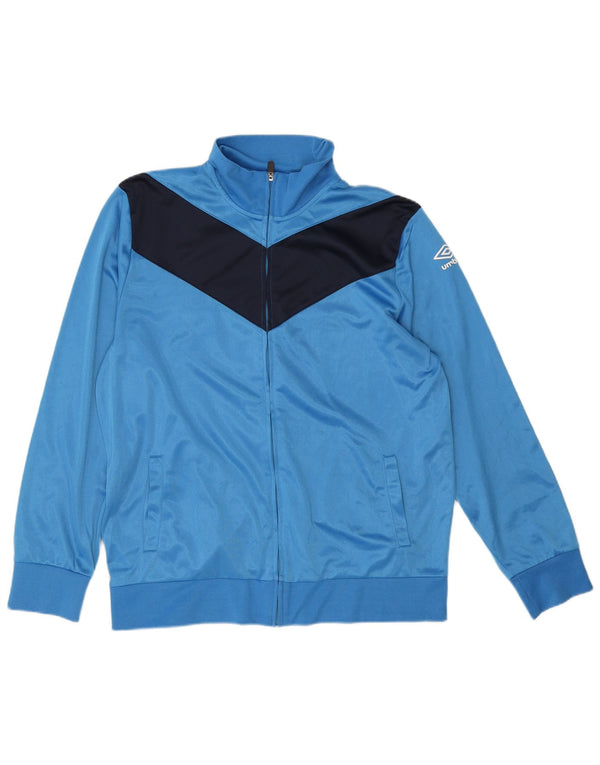 Ανδρική φόρμα Umbro Top Jacket 2XL Blue Colourblock Polyester