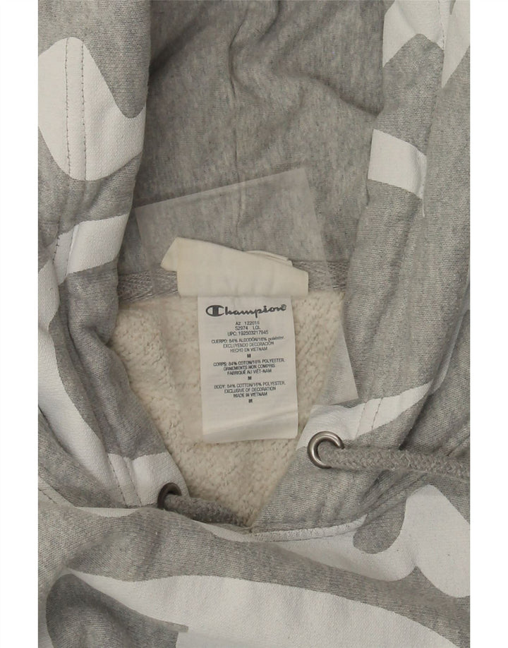 Ανδρικό Champion Graphic Hoodie Jumper Μεσαίο γκρι βαμβακερό