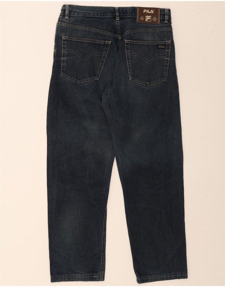 FILA Mens Straight Jeans IT 50 Large W34 L27 Blue Vintage Fila and Second-Hand Fila from Messina Hembry 