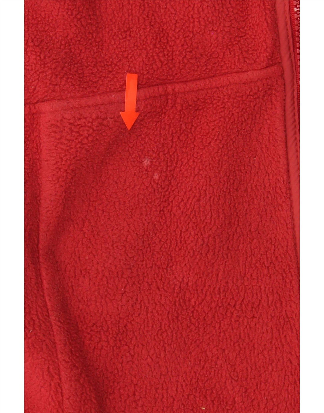 L.L.BEAN Womens Fleece Gilet UK 14 Medium Red Vintage L.L.Bean and Second-Hand L.L.Bean from Messina Hembry 