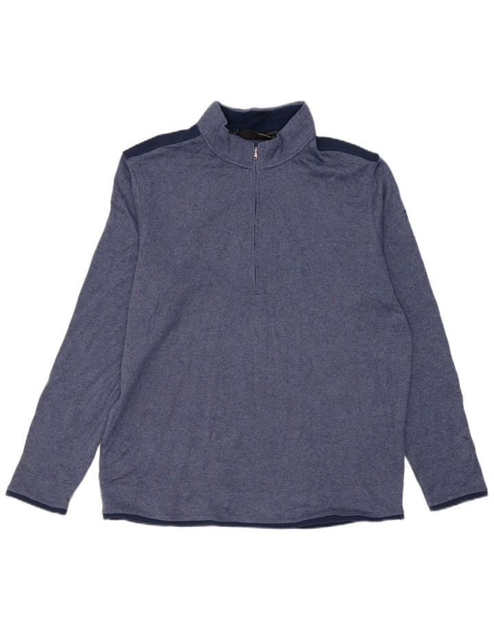 Under Armour Ανδρική φόρμα πουλόβερ Cold Gear Top XL Navy Blue Colourblock