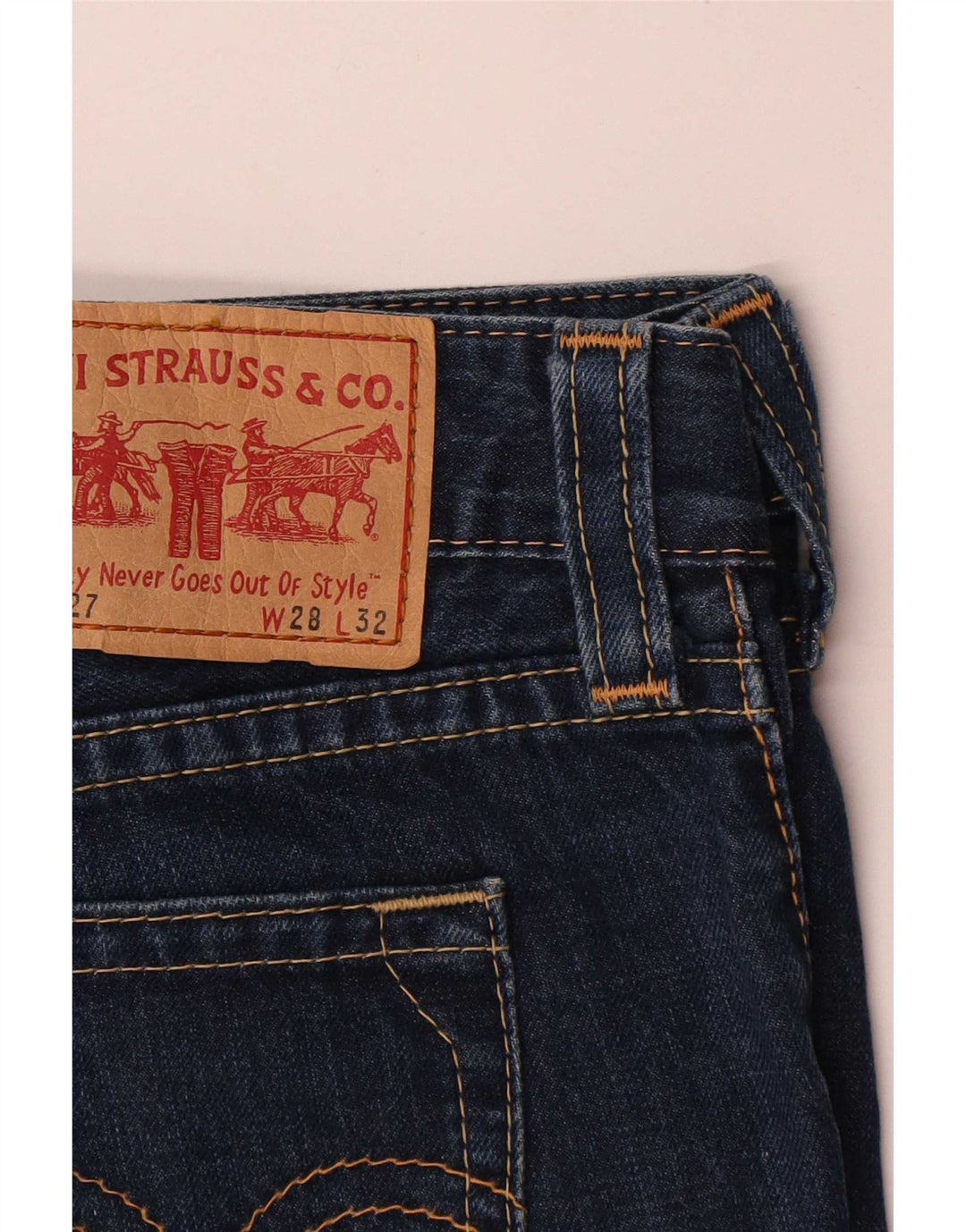 Γυναικείο 927 τζιν σορτς Levi's W28 Medium Navy Blue