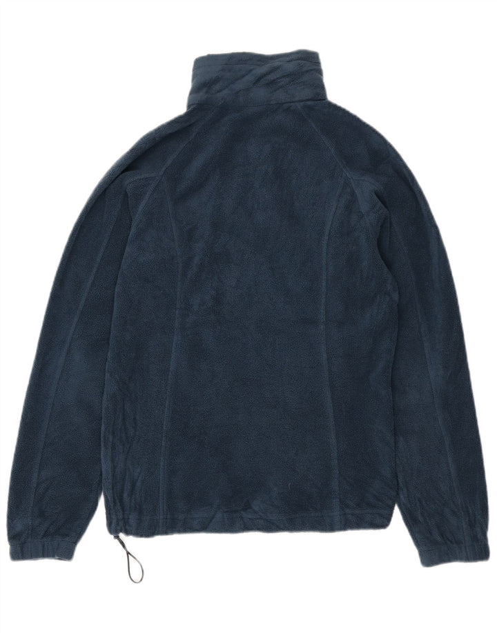 Columbia Γυναικείο Fleece Jacket UK 10 Small Navy Blue Polyester