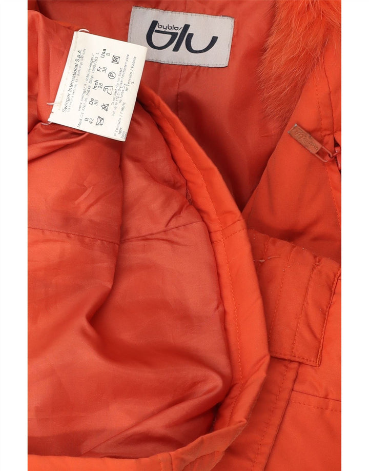 Byblos Γυναικείο Μπουφάν με Ενίσχυση IT 42 Medium Orange Nylon