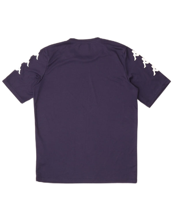 Ανδρικό γραφικό T-Shirt Kappa Top Medium Navy Blue Polyester
