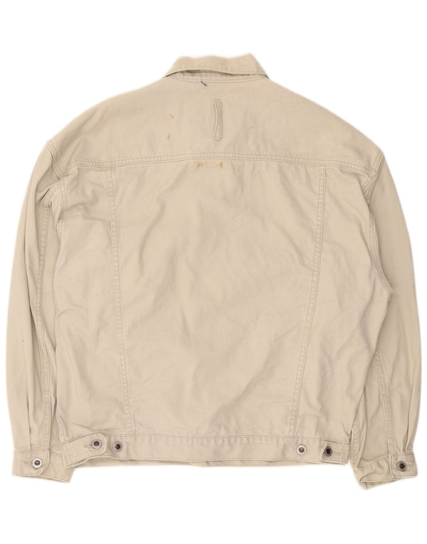 EDDIE BAUER Ανδρικό Bomber Jacket UK 38 Medium Beige Cotton