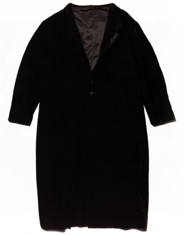 Vintage γυναικείο πανωφόρι UK 14 Medium Black