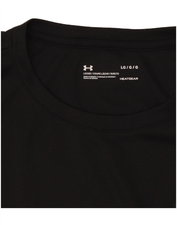 Γυναικείο μπλουζάκι UNDER Armour Top UK 16 Large Μαύρο
