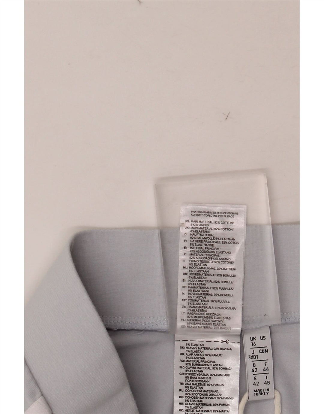 Γυναικείο κολάν ADIDAS UK 16 μεγάλο μπλε βαμβακερό