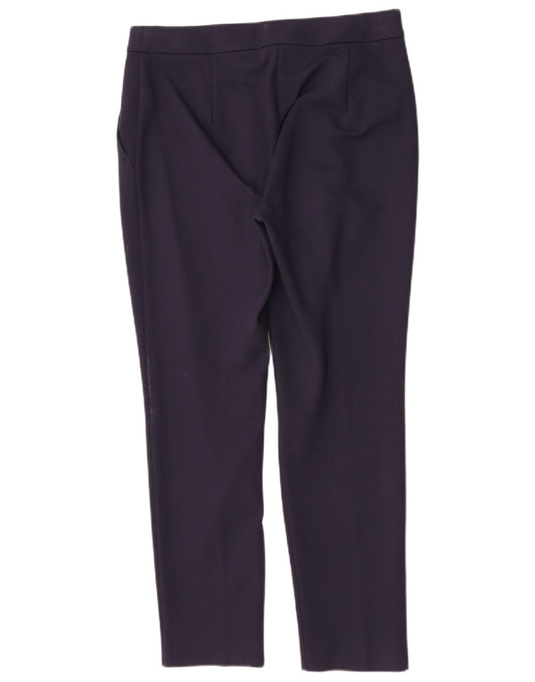 Max Mara Γυναικείο Skinny Casual Παντελόνι UK 14 Large W32 L29 Navy Blue