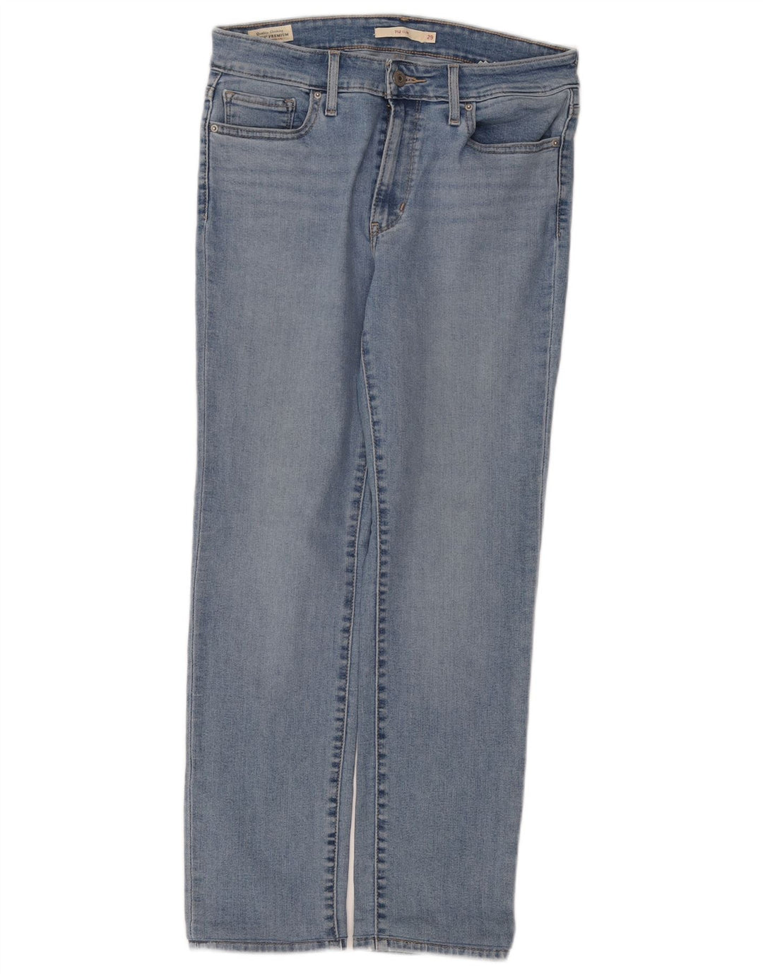 LEVI'S Γυναικείο 712 Slim Jeans W29 L27 Μπλε Βαμβακερό