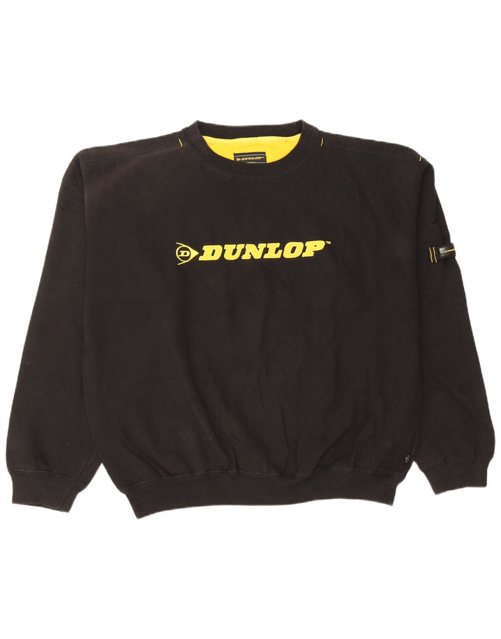 Ανδρικό γραφικό φούτερ Dunlop Jumper XL Μαύρο βαμβακερό