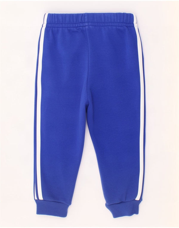Παντελόνι αθλητικής φόρμας Adidas Baby Boys Joggers 3-6 μηνών μπλε βαμβακερό