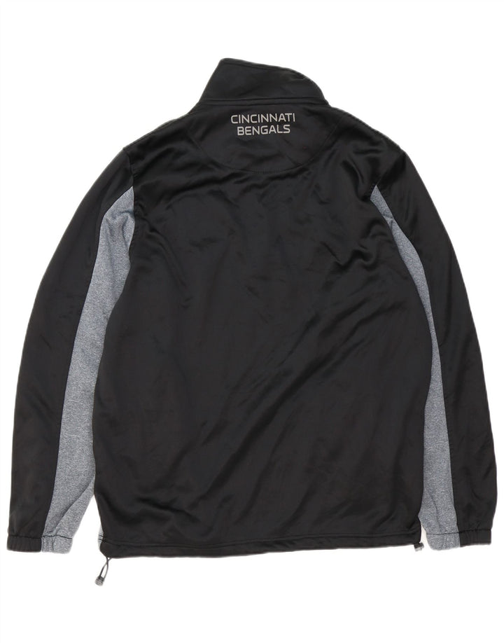 NFL ανδρική φούτερ Cincinnati Bengals γραφική μπλούζα Jumper Μεσαίο Μαύρο