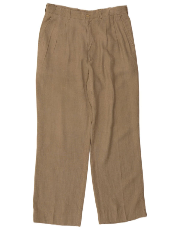 Vintage γυναικείο παντελόνι Chino με καρφίτσες W30 L28 Beige
