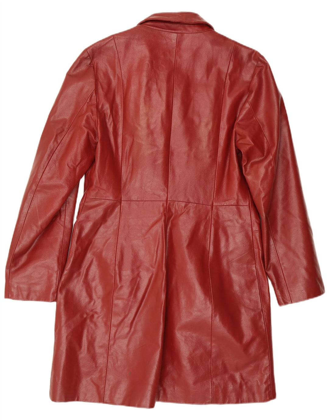 Vintage Γυναικείο Δερμάτινο Παλτό IT 48 XL Maroon