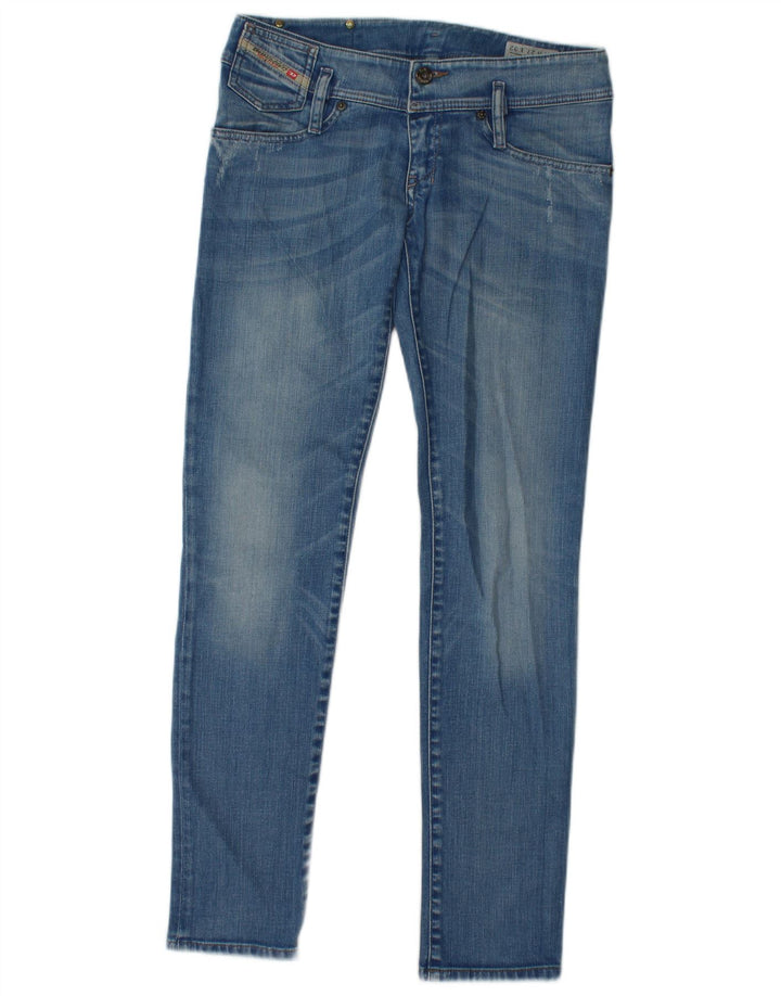 DIESEL Γυναικείο Skinny Jeans W27 L31 Μπλε Βαμβακερό
