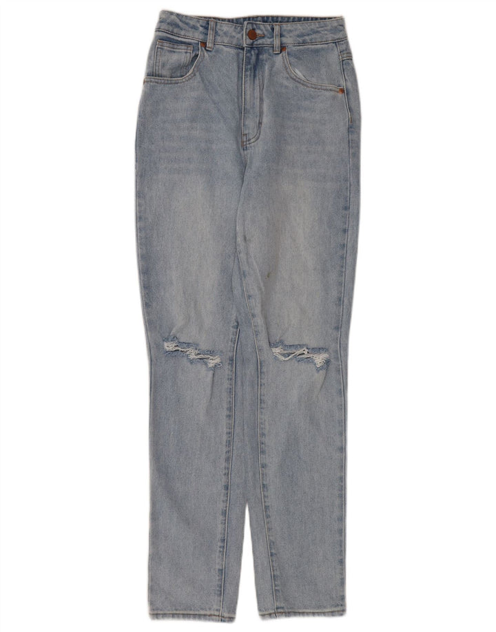 Γυναικείο Roxy Distressed ψηλόμεσο τζιν W26 L30 Μπλε βαμβακερό