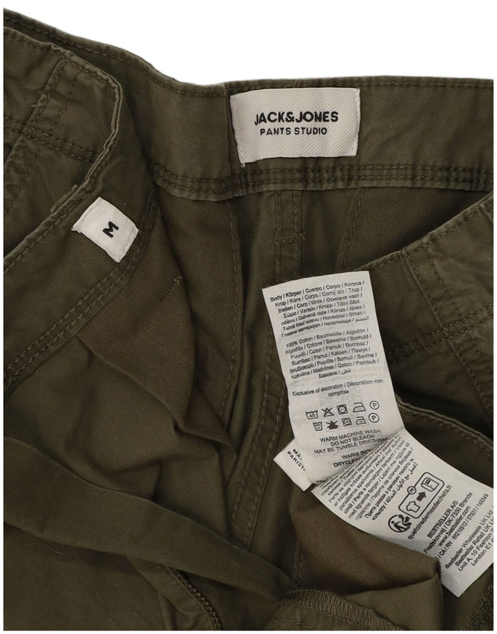Jack & Jones Ανδρικό σορτς Cargo Medium W32 Χακί βαμβακερό
