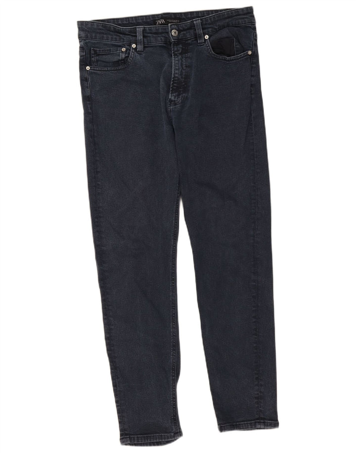 Zara Ανδρικό Slim Jeans EU 42 Large W32 L29 Navy Blue