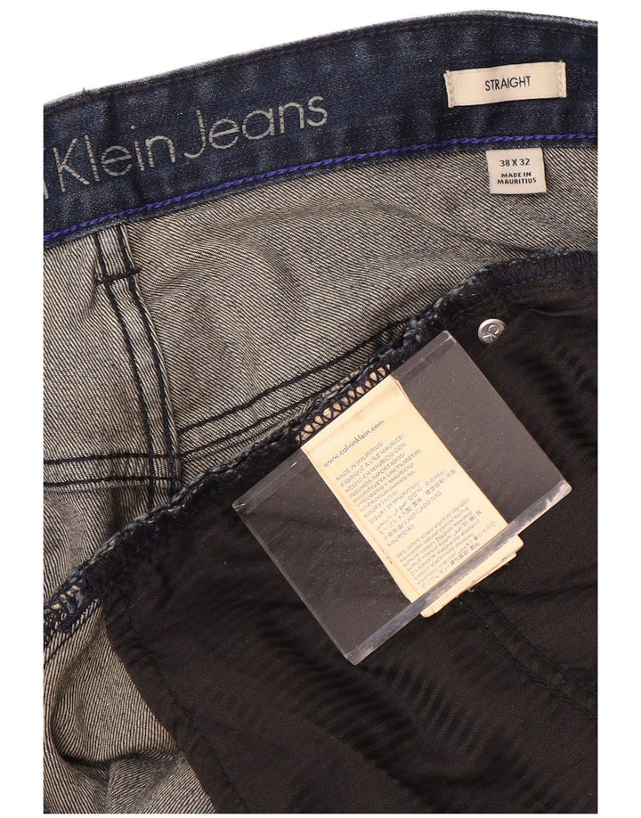 Ανδρικό τζιν ίσιο Calvin Klein W38 L32 Navy Blue