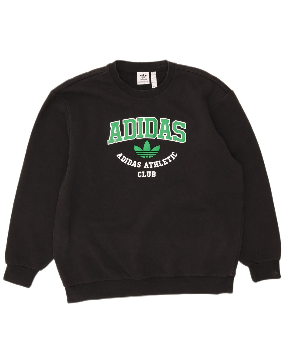 Ανδρικό Φούτερ Adidas Graphic Oversized Jumper 2XS Μαύρο βαμβακερό
