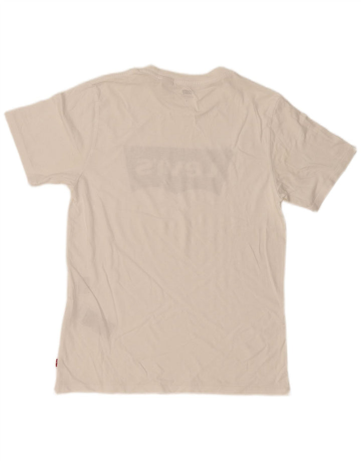 Ανδρικό γραφικό T-Shirt Levi's Top Μικρό λευκό βαμβακερό