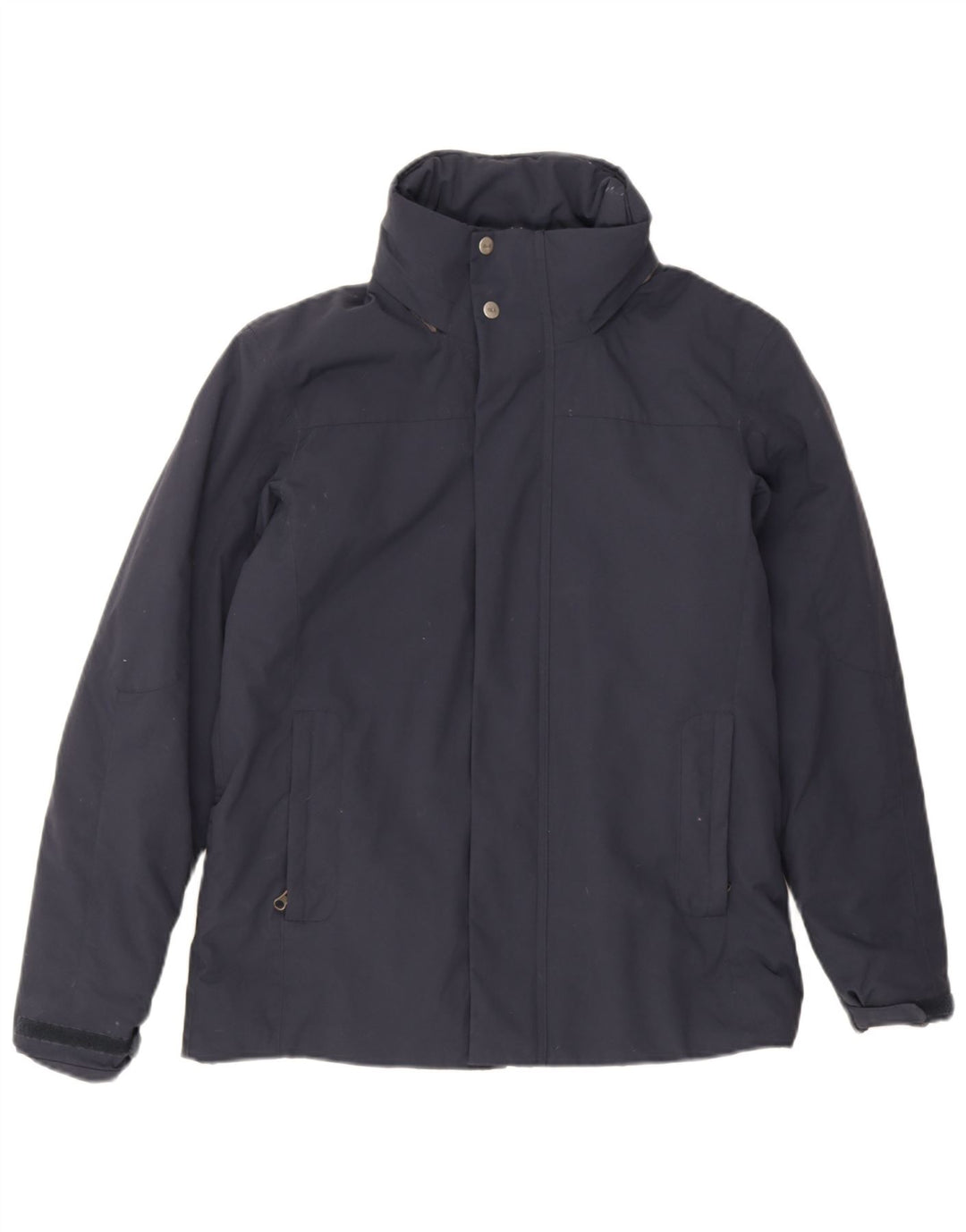 Ανδρικό μπουφάν με κουκούλα Slam UK 36 Small Navy Blue Nylon