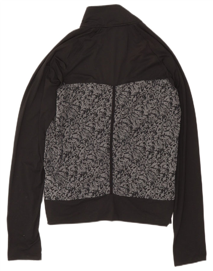 Γυναικεία αθλητική φόρμα Adidas Abstract Pattern Top Jacket UK 10 Small Black