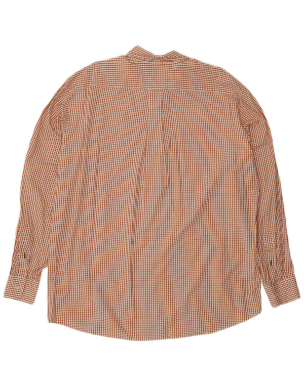 Ανδρικό πουκάμισο Tommy Hilfiger Size 17 1/2 XL Orange Check