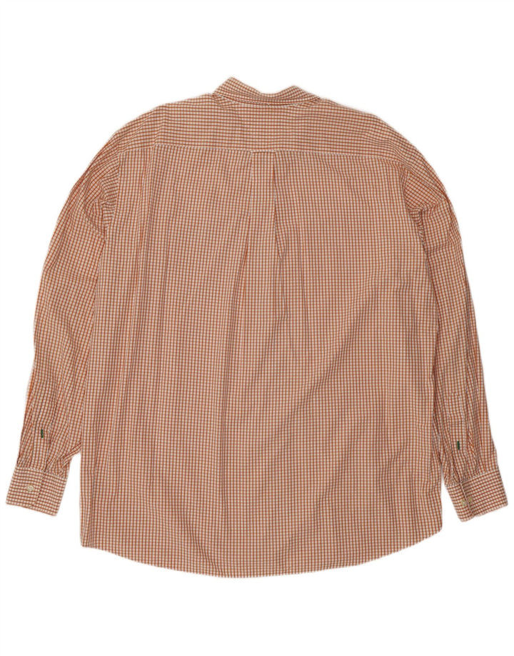 Ανδρικό πουκάμισο Tommy Hilfiger Size 17 1/2 XL Orange Check