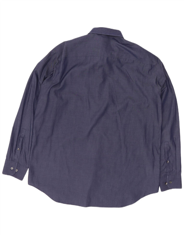 Ανδρικό πουκάμισο Calvin Klein Regular Fit Size 16 1/2 Large Navy Blue