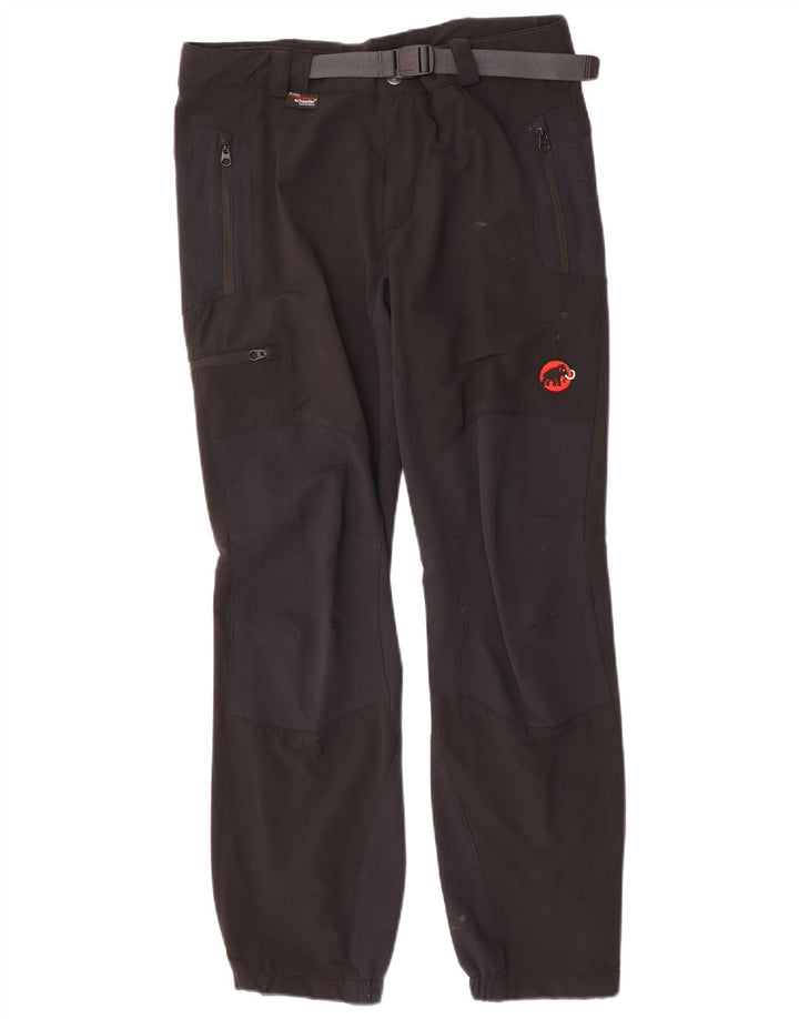MAMMUT Γυναικείο Straight Cargo Casual Παντελόνι W32 L30 Μαύρο Colourblock