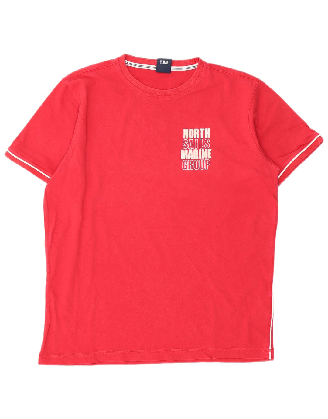 Ανδρικό γραφικό T-Shirt North Sails Top Μεσαίο κόκκινο βαμβακερό