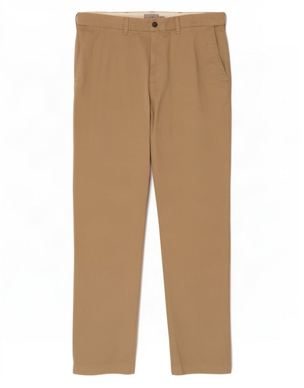 Marks & Spencer Ανδρικό ίσιο παντελόνι Chino W42 L31 Μπεζ βαμβακερό