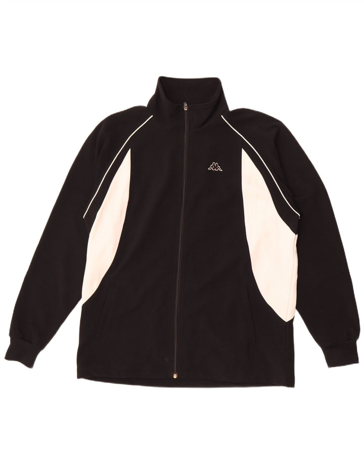 Ανδρική φόρμα Kappa Top Jacket Large Black Colourblock Polyester