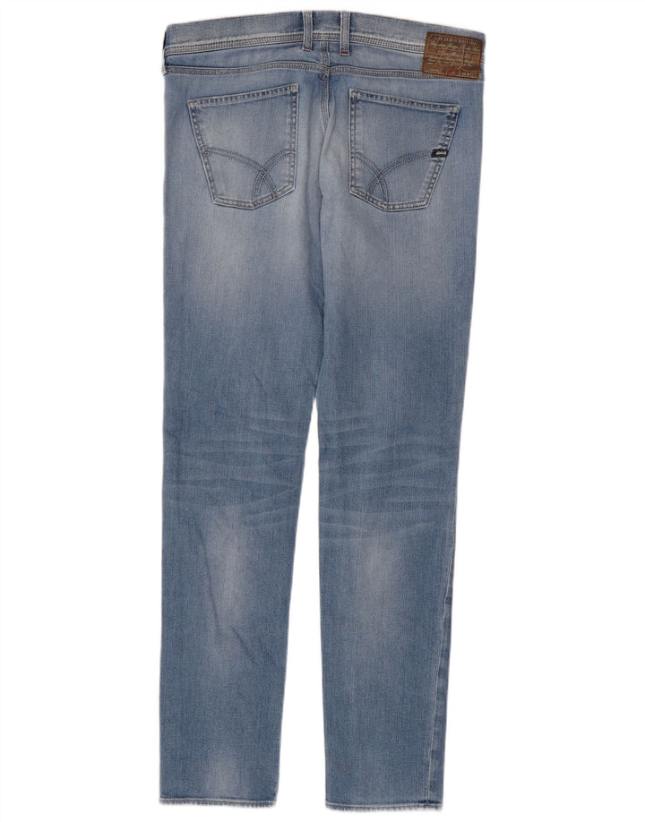 Ανδρικό Gas Distressed Slim Jeans W34 L34 Blue Cotton